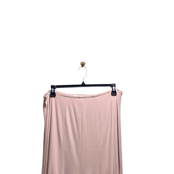 Joseph Ribkoff Midi Pull-On Skirt Pink Size 16 Glam Party Holiday Formal Classic - Picture 4 of 10